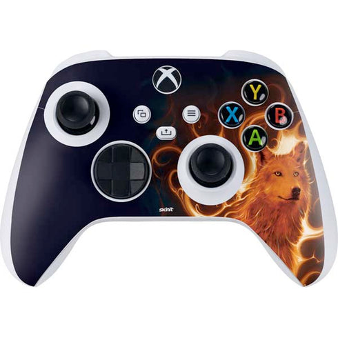Vincent Hie Phoenix Wolf Xbox Series S Controller Skin